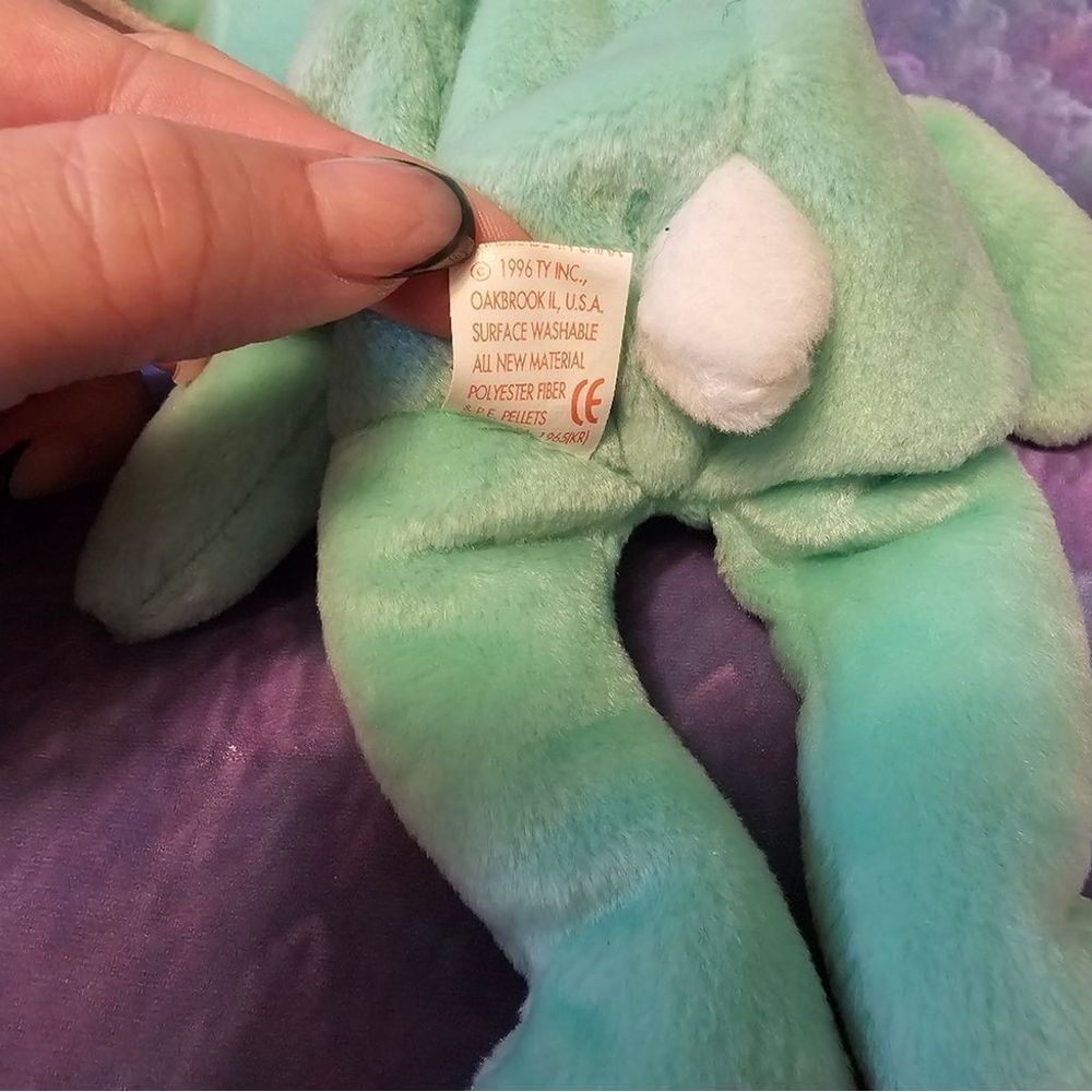 TY Beanie Baby‎ Hippity w/ tag errors - Picture 7 of 7